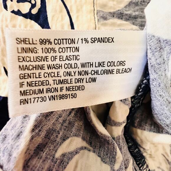 A New Day Dress Boho Cottagecore Navy Floral Maxi Aline Smocked Back XXL - Picture 9 of 10